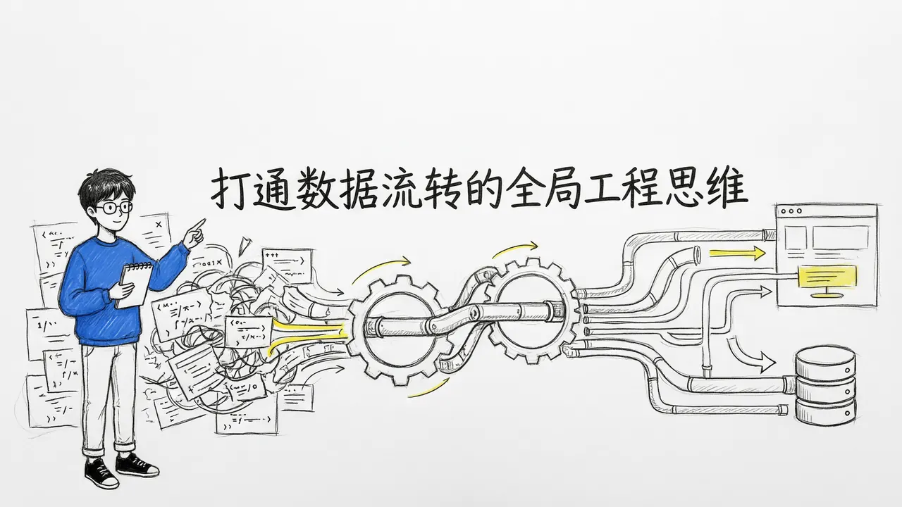 什么是全栈开发？拆解数据流转的全局工程思维