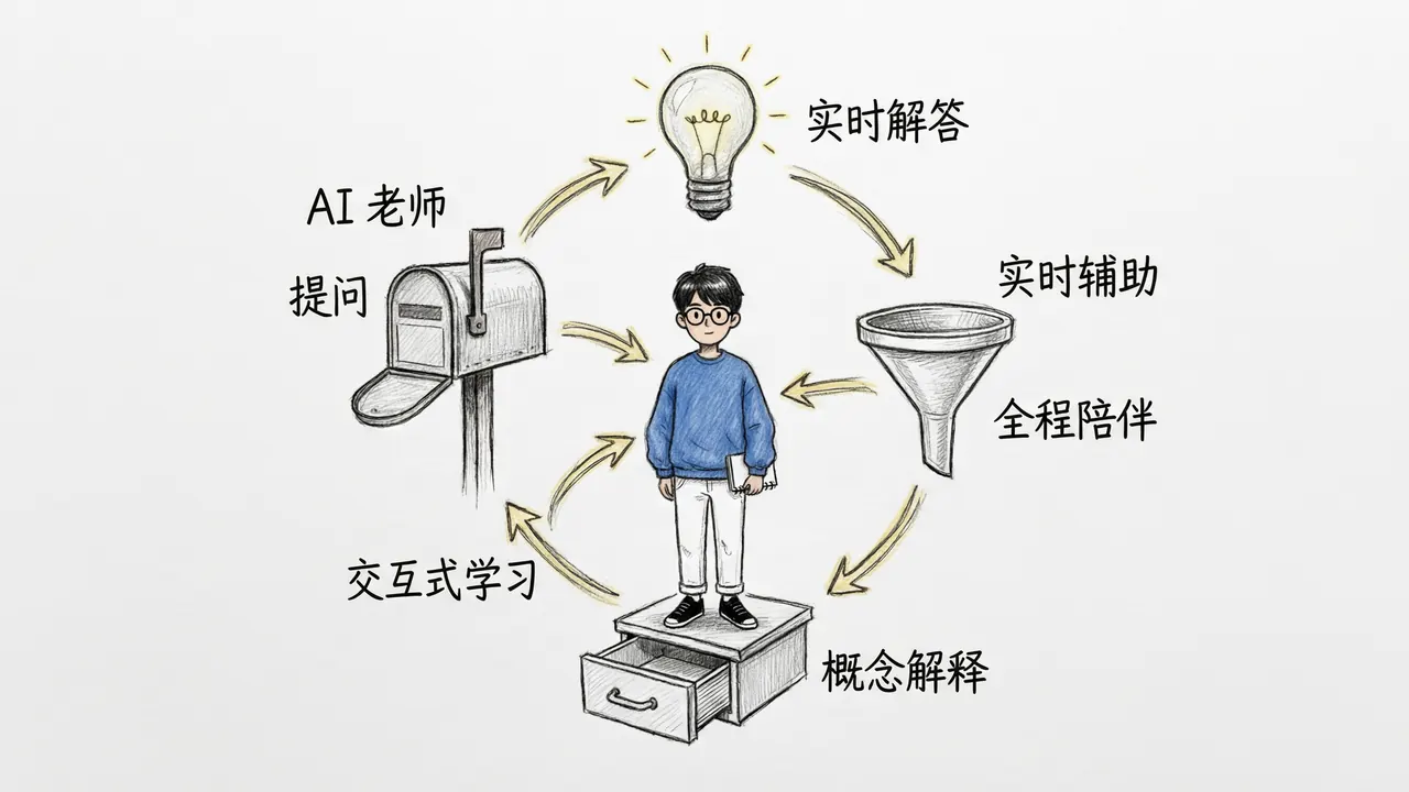 AI老师实时辅助交互机制