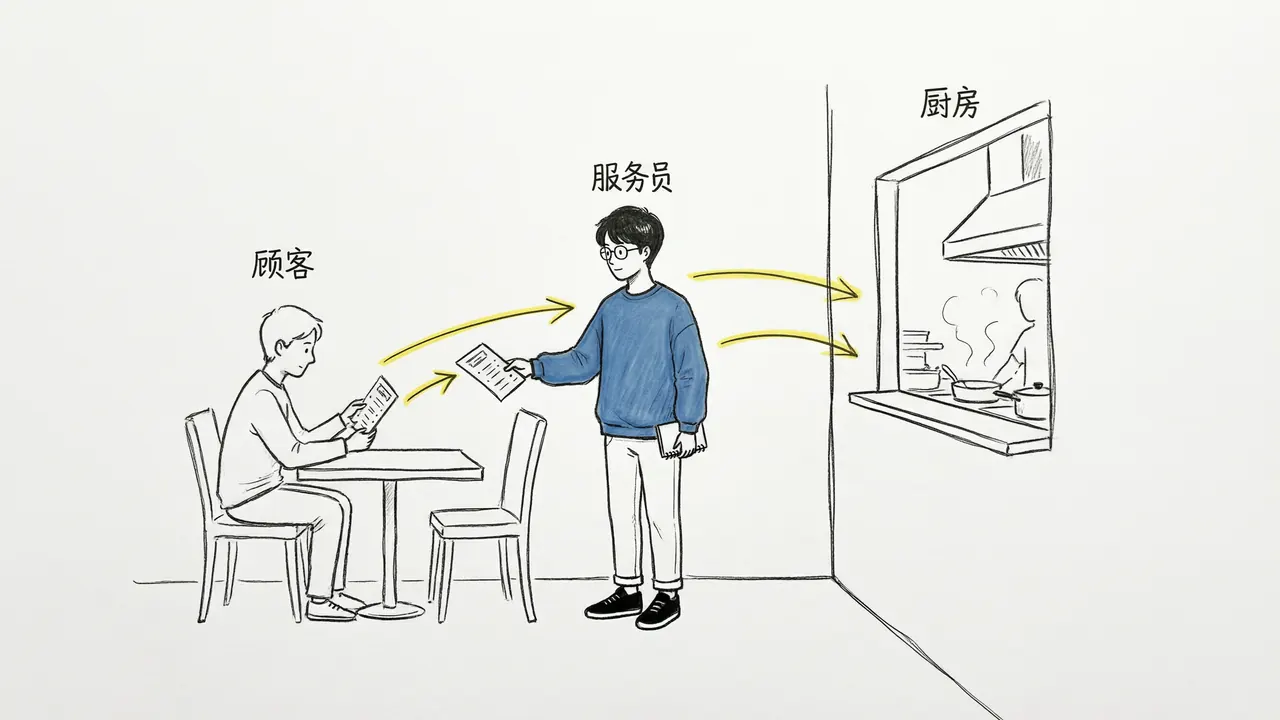 API 餐厅服务比喻