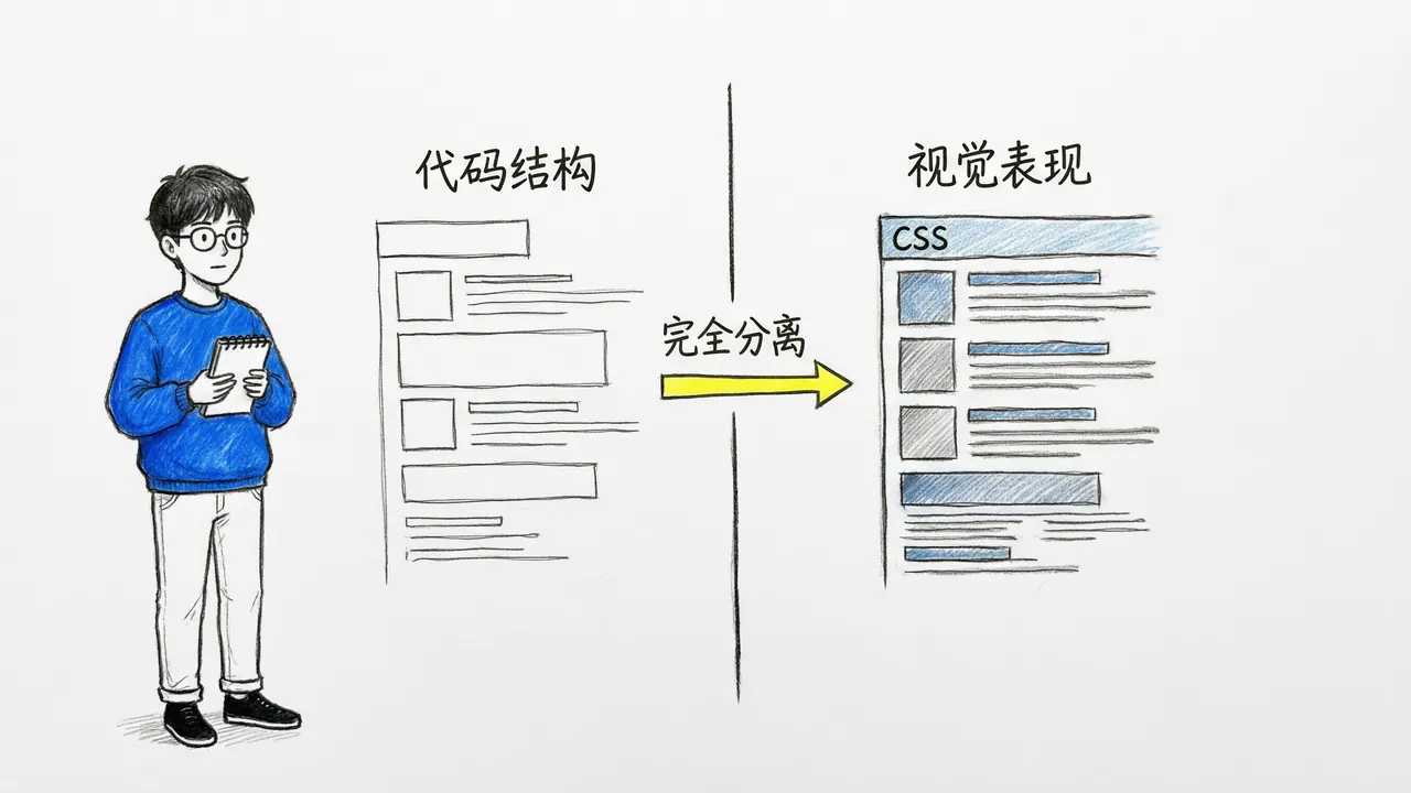 HTML vs CSS Separation