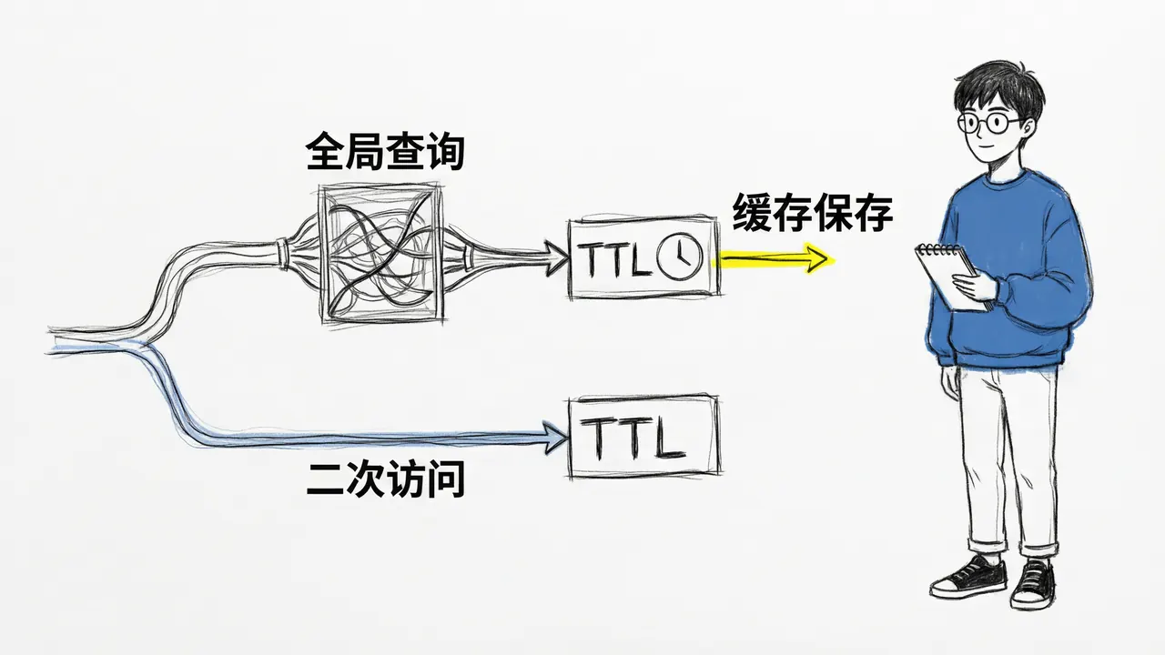 DNS缓存与TTL机制