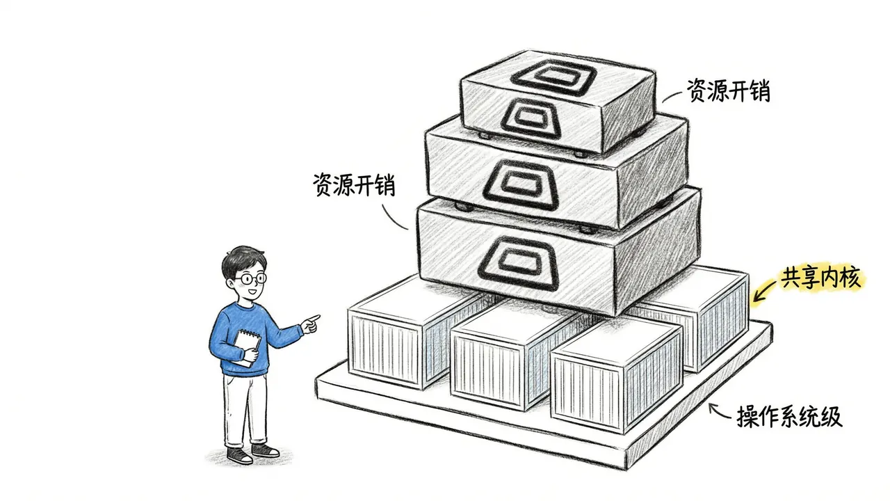 Docker与虚拟机架构对比