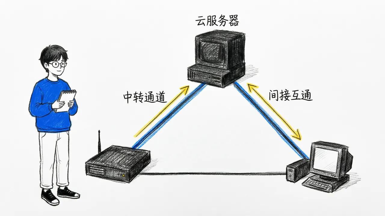 内网穿透的中转通道原理