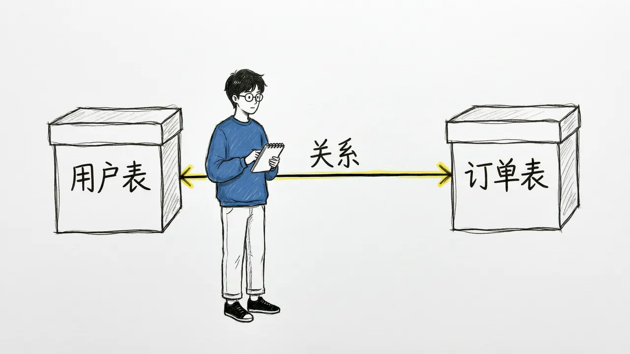 关系型数据模型示意