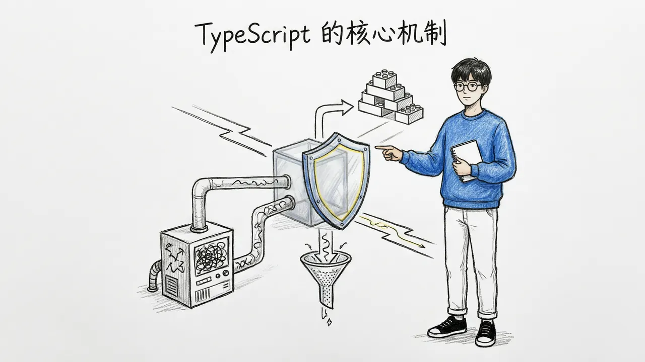 为什么大型项目必用 TS？一次讲清核心机制与原理