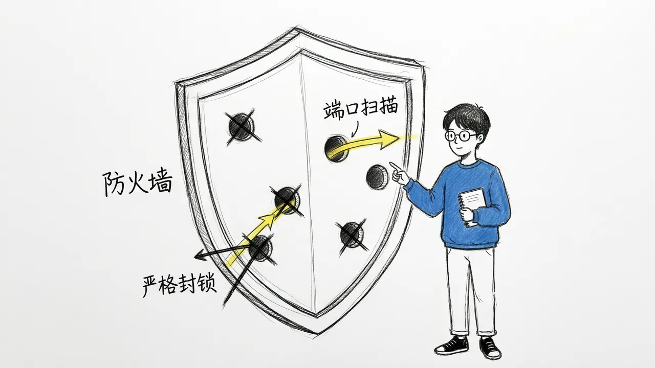 端口安全与防火墙策略